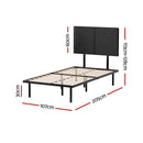 Artiss Bed Frame King Single Size Metal Frame NOR-2