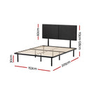 Artiss Bed Frame Queen Size Metal Frame NOR-2