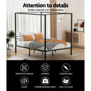 Artiss Bed Frame Queen Size Metal Bed Frame POCHY-4