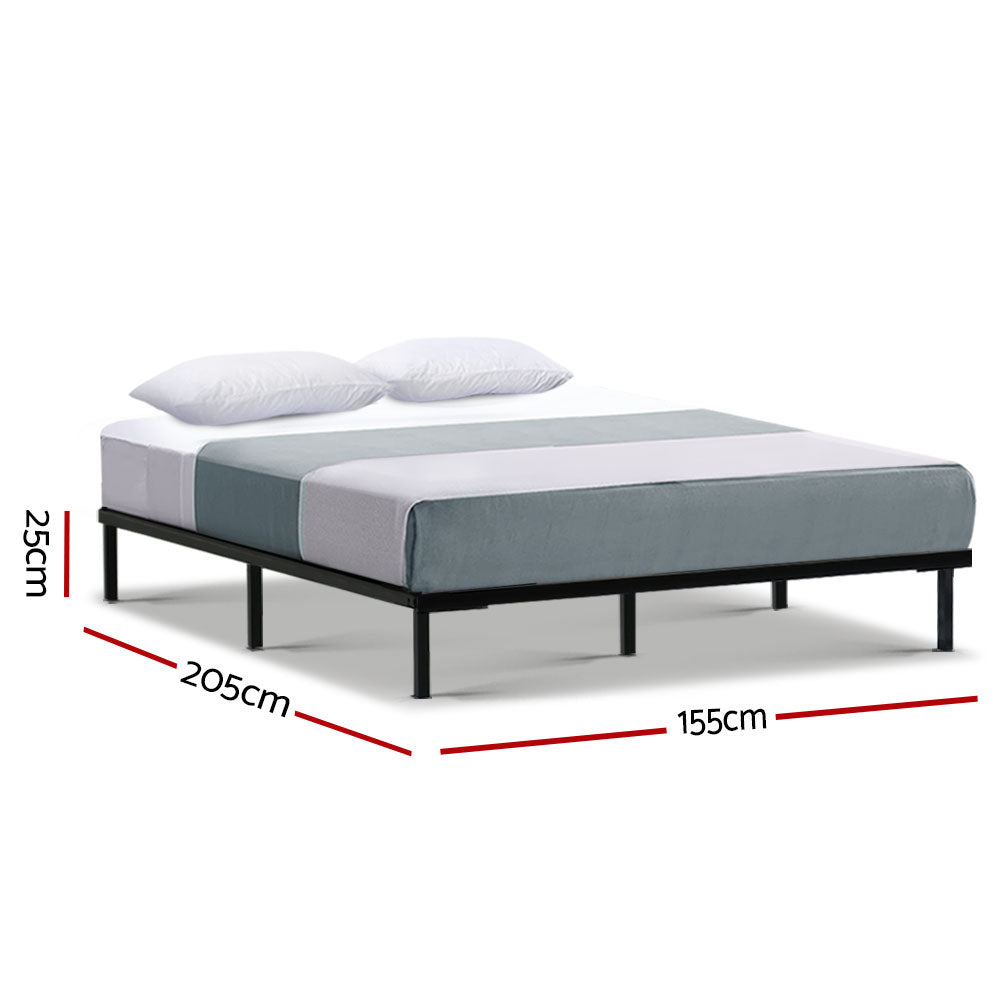 Artiss Bed Frame Queen Size Metal Frame TED - 0