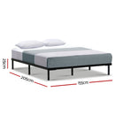 Artiss Bed Frame Queen Size Metal Bed Frame TED-2