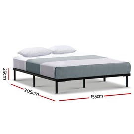 Artiss Bed Frame Queen Size Metal Bed Frame TED - 0