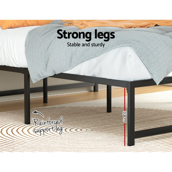 Artiss Bed Frame Double Size Metal Bed Frame TINO