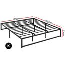 Artiss Bed Frame King Size Metal Bed Frame TINO-2