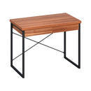 Artiss Computer Desk Drawer Storage Walnut 100CM-1