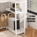 Artiss Computer Desk L-Shape Home Office Study Table Open Shelves White 100CM-6