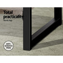 Artiss Bookshelf 3 Tiers - NOE Black and Oak-8