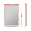 Embellir Compact Makeup Mirror w/ LED Light Portable Foldable Travel Beauty Pink-2