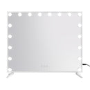 80x65cm Embellir Makeup Mirror Hollywood Vanity with LED Light White Frame-3
