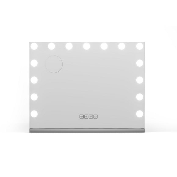 Embellir Bluetooth Makeup Mirror 58x46cm Hollywood Vanity with LED Light Wall