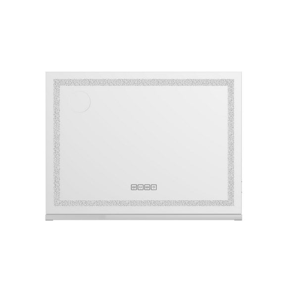 Embellir Bluetooth Makeup Mirror 58x46cm Hollywood Vanity with LED Light Crystal