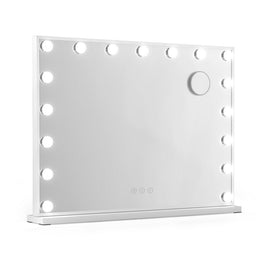 Embellir Makeup Mirror 80x58cm Hollywood Vanity with LED Light Tabletop Wall