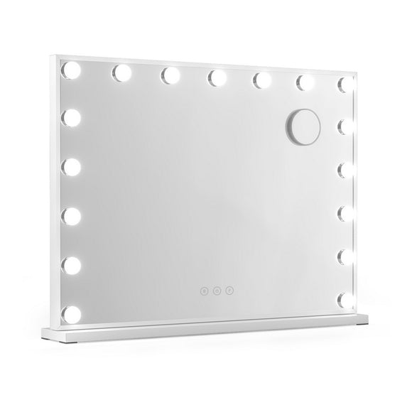 Embellir Makeup Mirror 80x58cm Hollywood Vanity with LED Light Tabletop Wall