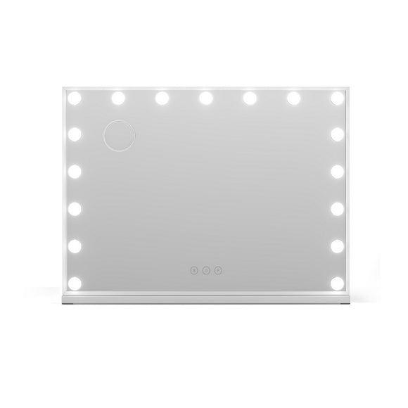 Embellir Makeup Mirror 80x58cm Hollywood Vanity with LED Light Tabletop Wall