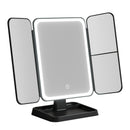 Embellir LED Makeup Mirror Tri-fold Lighted Vanity Mirrors 1X2X3X Magnifications-1