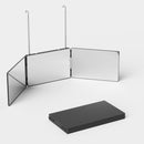 Embellir Trifold Mirror Makeup Portable with Height Adjustable 3 Way Telescoping Hook Hair Cutting Styling-7