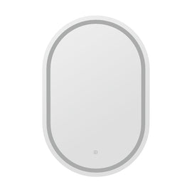 Embellir LED Wall Mirror With Light 50X75CM Bathroom Decor Oval Mirrors Vanity