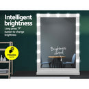 Embellir Makeup Mirror 43x61cm Hollywood Vanity with LED Light Tabletop White-6