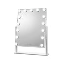 Embellir Makeup Mirror 40x50cm Hollywood Vanity with LED Light Rotation Tabletop-1