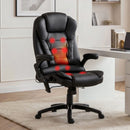 Artiss 8 Point Massage Office Chair Heated Seat Recliner PU Black-13