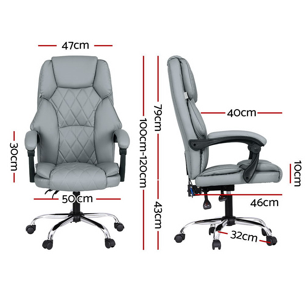 Artiss Massage Office Chair Computer Chairs High Back - 0