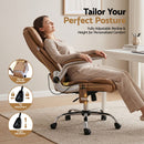 Artiss 8 Point Massage Office Chair PU Leather Espresso-5