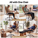 Artiss 8 Point Massage Office Chair PU Leather Espresso-6