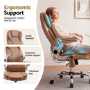 Artiss 8 Point Massage Office Chair PU Leather Espresso-7