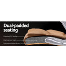 Artiss 8 Point Massage Office Chair PU Leather Espresso-5