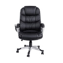 Artiss 8 Point Massage Office Chair Heated Seat PU Black-3
