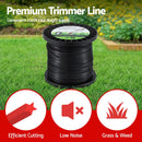 Giantz 100M Whipper Snipper Trimmer Line 2.4mm Star Nylon String Cord Black-4