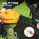 Giantz 100M Whipper Snipper Trimmer Line 2.4mm Star Nylon String Cord Black-5