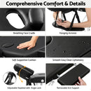 Zenses Massage Table 55cm 2 Fold Aluminium Massage Bed Portable Beauty Therapy Black-5
