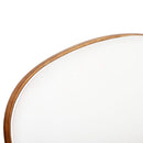 Artiss Wooden Office Chair Leather Seat White-8