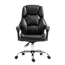 Artiss Executive Office Chair Leather Recliner Black-3
