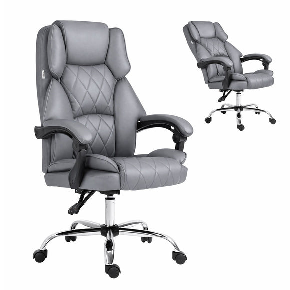 Artiss Executive Office Chair Recliner Grey