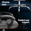 Artiss Executive Office Chair Recliner Grey-6