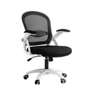 Artiss Mesh Office Chair Mid Back Black-1
