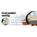 Artiss Executive Office Chair Leather Tilt Beige-4