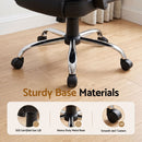 Artiss Executive Office Chair Leather Tilt Black-7