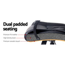 Artiss Executive Office Chair Leather Tilt Black-6