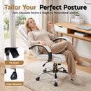 Artiss Executive Office Chair Leather Tilt White-4