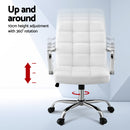 Artiss Office Chair Seat PU Work Computer Desk Chairs-4