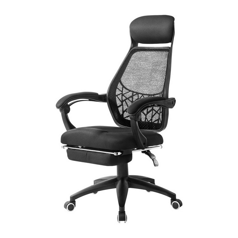 Artiss Mesh Office Chair Recliner Black