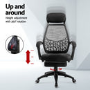 Artiss Mesh Office Chair Recliner Black-5