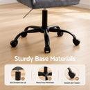 Artiss Office Chair Velvet Seat Dark Grey-6