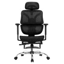 Artiss Ergonomic Office Chair Footrest Black-3