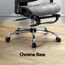 Artiss Ergonomic Office Chair Footrest Grey-6