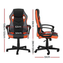 Artiss Gaming Office Chair Computer Executive Racing Chairs High Back Orange-2