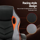 Artiss Gaming Office Chair Computer Executive Racing Chairs High Back Orange-4